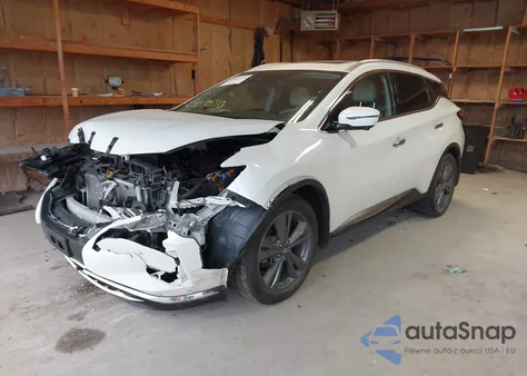 2020 Nissan Murano Platinum Intelligent Awd z USA, uszkodzony, nr VIN 5N1AZ2DS7LN127462